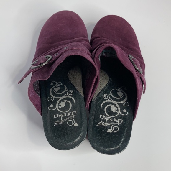 Dansko purple leather clogs size 37 - Picture 4 of 8